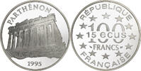 France 100 Francs-15 Ecus Panthéon, Paris, Abeille, Silver -