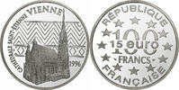 France 100 Francs-15 Euro Vienne - Cathédrale Saint-Etienne, Paris -
