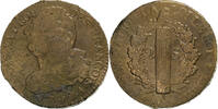 France 2 Sols Constitution, 2 sols françois, Paris, Bronze -