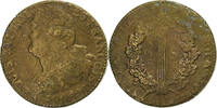 France 2 Sols Constitution, 2 sols françois, Paris, Bronze -