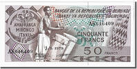 Burundi 50 Francs Banknote, 1979-05-01 -