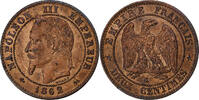 France 2 Centimes Napoleon III, Bordeaux, Bronze -