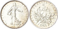 France 5 Francs Coin, Semeuse, Silver, KM:926, Gadoury:770 -