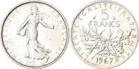 France 5 Francs Coin, Semeuse, Silver, KM:926, Gadoury:770 -