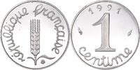France Centime Coin, Épi, Paris, Stainless Steel, KM:928 -