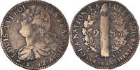 France 2 Sols Coin, Paris, Bronze, Gadoury:25 -