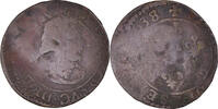 France Double Tournois Coin, Sedan, Copper, CGKL:580 -