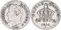 France 20 Centimes Coin, Napoleon III, Napoléon III, Paris -