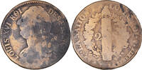 France 2 Sols Coin, Bronze, Gadoury:25 -