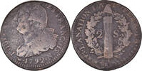 France 2 Sols Coin, 2 sols françois, Montpellier -
