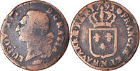 France Sol Coin, Louis XVI, Sol ou sou, Montpellier, Copper -