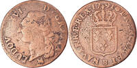 France Sol Coin, Louis XVI, Sol ou sou, Rouen, Copper -