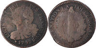 France 6 Deniers Coin, 6 deniers français, Strasbourg -