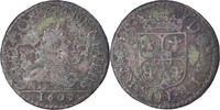 France Double Tournois Coin, Ardennes, Charles Ier de Gonzague -