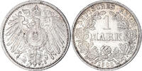 GERMANY - EMPIRE Mark Coin, Wilhelm II, Stuttgart, Silver -