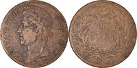 FRENCH COLONIES 10 Centimes Coin, Charles X, Paris, Bronze -