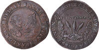 Spanish Netherlands Token Albert & Isabelle, auspice christo, Anvers -