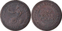 Canada Halfpenny Token Trade & Navigation, Nouvelle-Écosse -