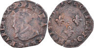 France Double Tournois Coin, Charles X, Troyes, Copper -