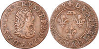 France Denier Tournois Coin, Gaston d'Orléans, Trévoux -