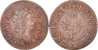 France Denier Tournois Coin, Gaston d'Orléans, Trévoux -
