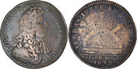 France Token Louis XIV, Trésor Royal, Copper, Feuardent:1886 -