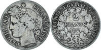France 2 Francs Coin, Cérès, Paris, Silver, KM:817.1 -