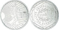 France 10 Euro Semeuse, Pessac, Silver, Gadoury:4., KM:1580 -