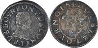 France Double Tournois Coin, CHÂTEAU-REGNAULT, François de Bourbon-Conti -
