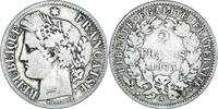 France 2 Francs Coin, Cérès, Paris, Silver, KM:817.1 -