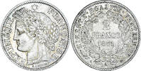 France 2 Francs Coin, Cérès, Paris, Silver, KM:817.1 -