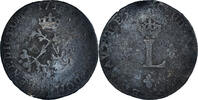 France Double Sol Coin, Louis XV, Billon, Gadoury:281 -