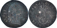 France Sol Coin, Louis XV, Sol d'Aix, Aix, Copper, KM:542 -
