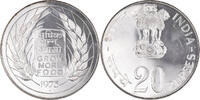INDIA-REPUBLIC 20 Rupees Coin, Mumbai, Bombay, Silver, KM:240 -