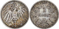 GERMANY - EMPIRE Mark Coin, Wilhelm II, Munich, Silver, KM:14 -
