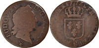 France Sol Coin, Louis XV, Reims, Copper, KM:545.10 -