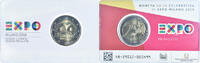 Italy 2 Euro Expo Milan, Rome, Bi-Metallic -