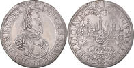 German States Thaler Ferdinand III, Augsburg, Plugged hole, Silver -