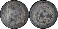 France Decime Coin, Dupré, Strasbourg, Bronze, KM:644.4 -