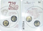 Italy 2 Euro Dante Alighieri, Rome, BU, Bi-Metallic -