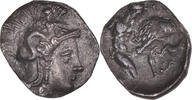 Diobol Coin, Calabria, Tarentum, Silver, HN Italy:911 -