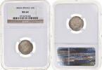 France 50 Centimes Coin, Napoleon III, Paris, NGC, MS(64), Silver -