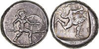Stater Coin, Pamphylia, Aspendos, Pedigree, Silver -
