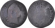 France 1/2 Sol d'Aix Coin, Louis XV, Aix, Copper, KM:541 -