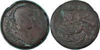 Drachm Coin, Egypt, Hadrian, Alexandria, Bronze -