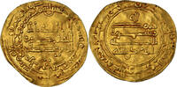 Dinar Coin, Abbasid Caliphate, al-Muqtadir, Qumm -