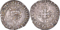 France Gros dit Florette Coin, Charles VI, Paris, Silver -