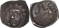 Obol Coin, Campania, Phistelia, Silver, HN Italy:619 -