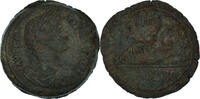 Drachm Coin, Egypt, Hadrian, Alexandria, Bronze -