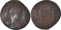 Follis Coin, Constantine II, Constantinople, Bronze -
